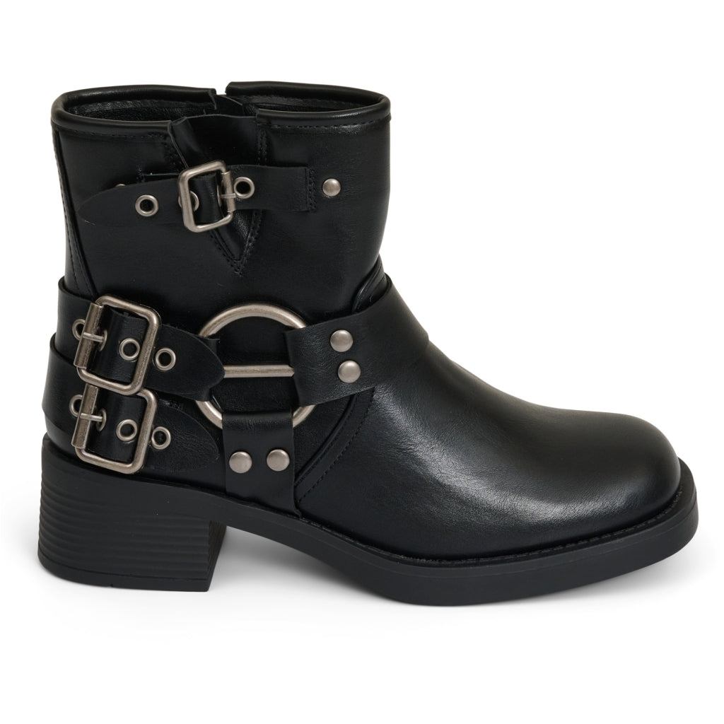 Eglantine Bikerboots til Dame - Black Udsalg!