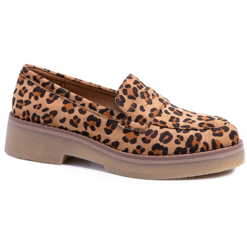 Trendy Eleonora Dame Loafers i Leopardmønster - Must-Have!