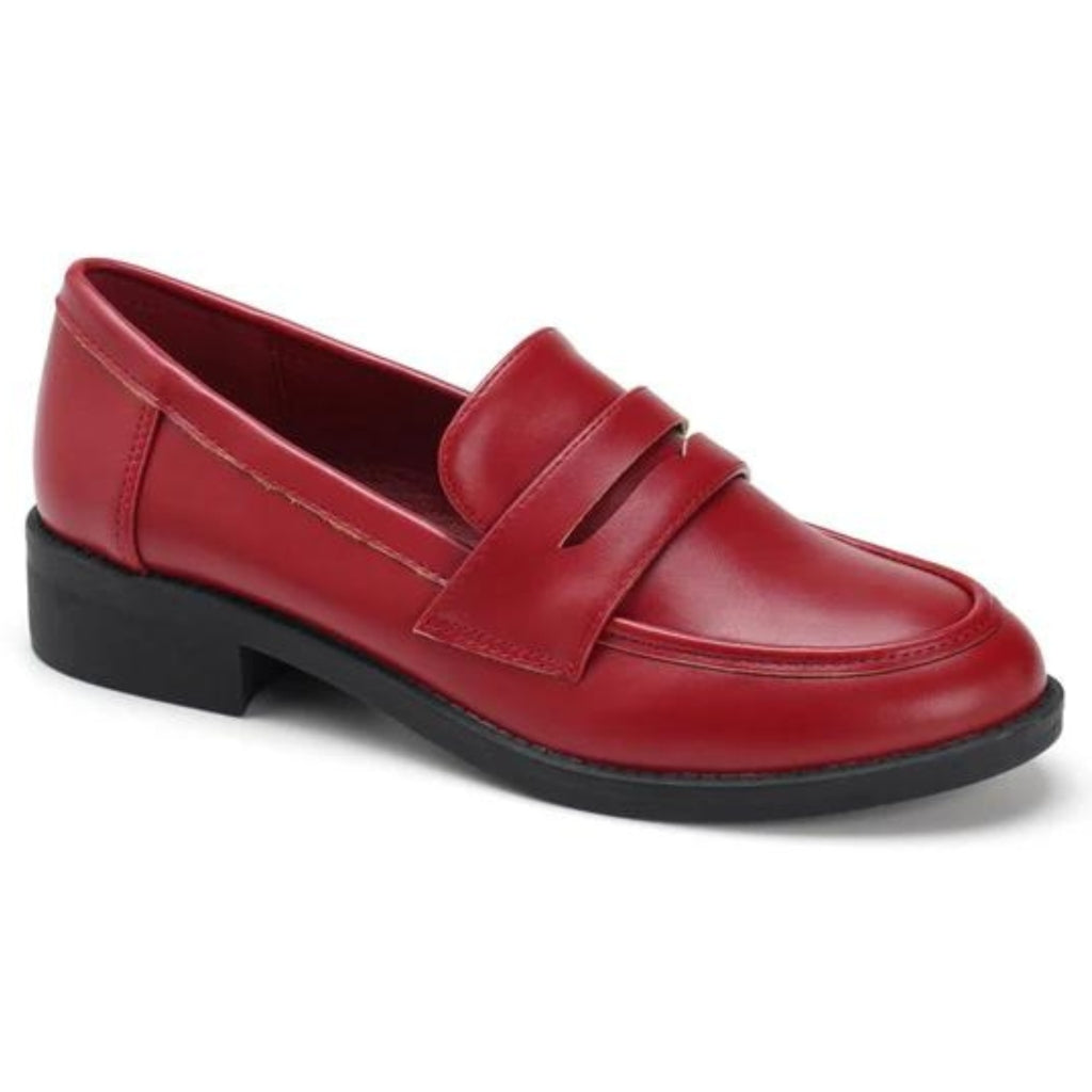 Elegant Eloise Dame Loafers 8230 i Bourgogne – Nyhed!