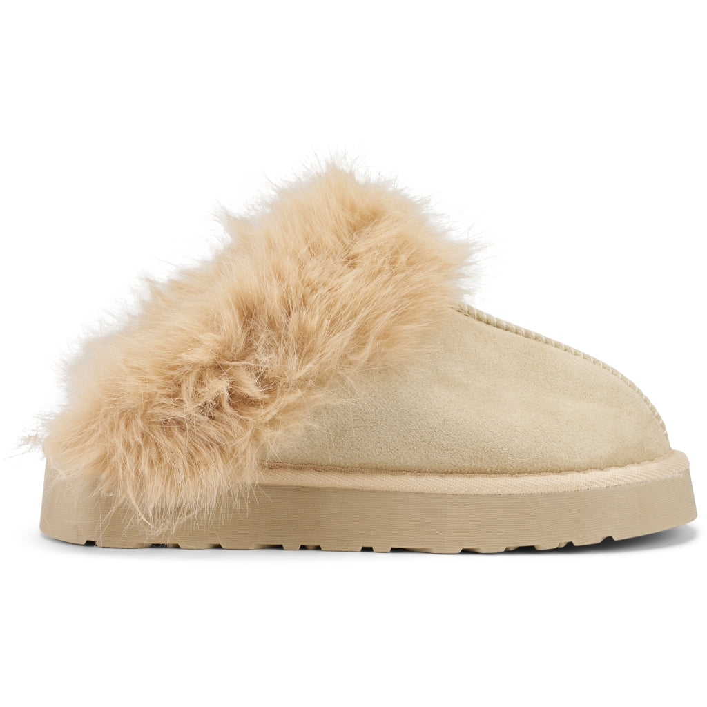 Emilia Beige Hjemmesko til Dame – Komfort og Stil!