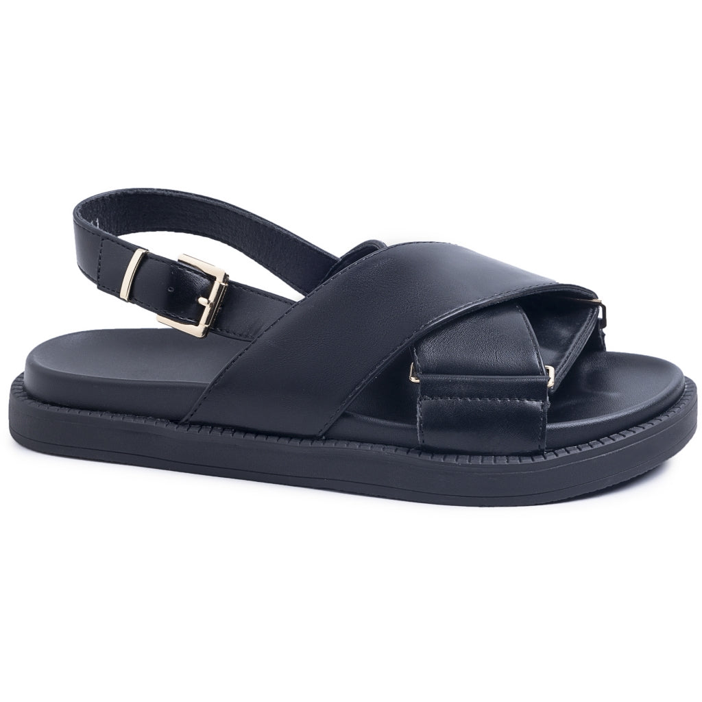 Felicite Dame Sandal 68311 i Sort – Sommerudsalg!