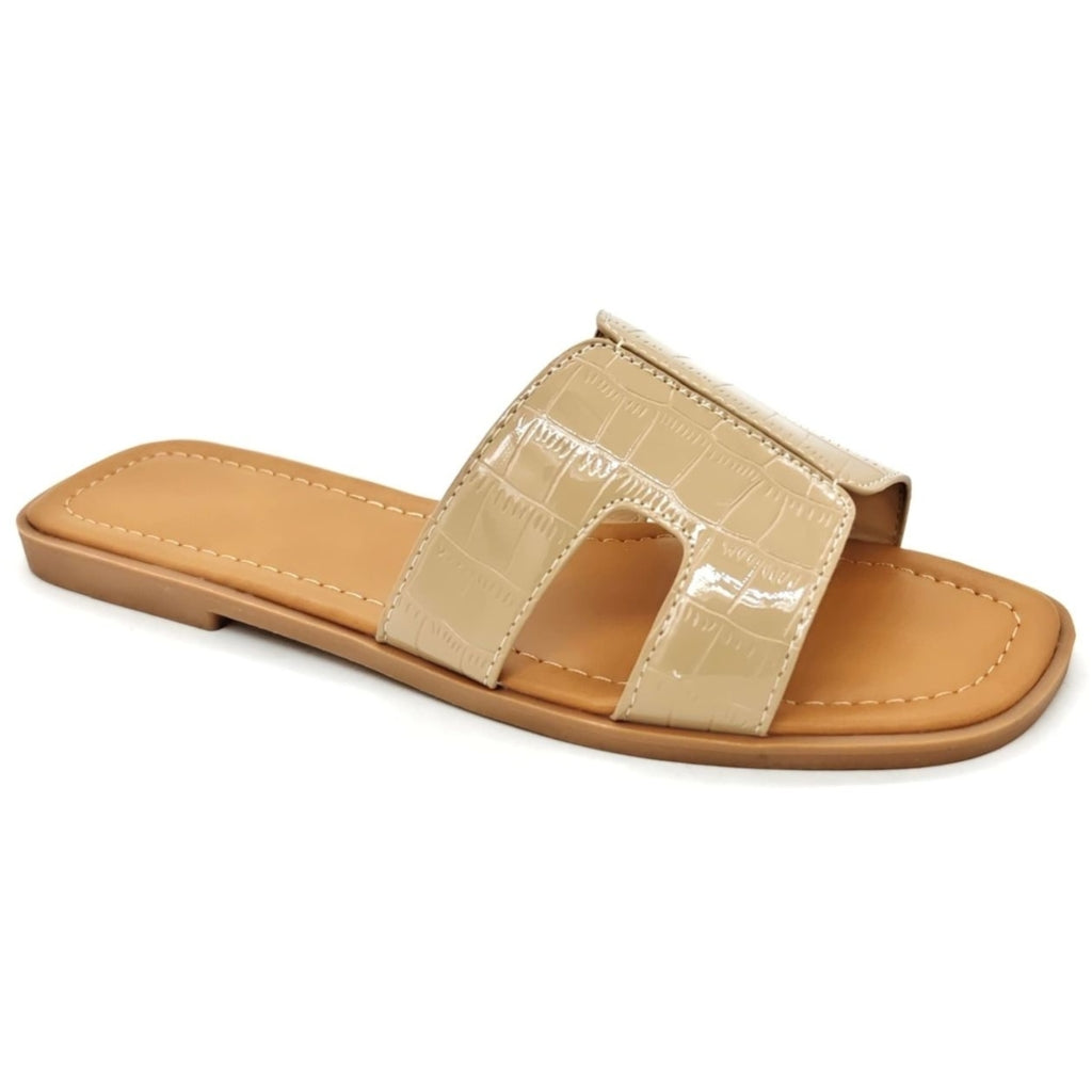 Georgine Dame Sandaler Dm461 i Khaki – Komfort og Stil