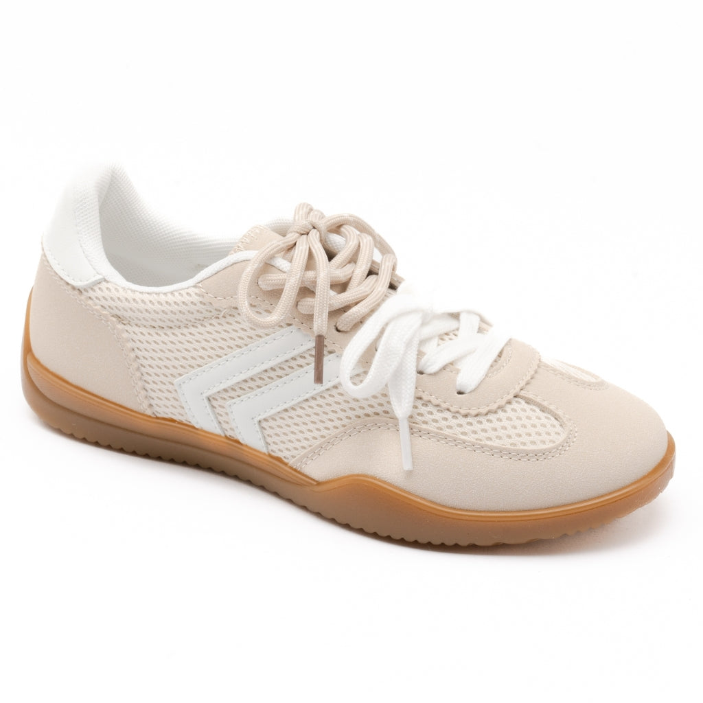 Gilberte Sneakers 6503 – Beige med Unikke Detaljer