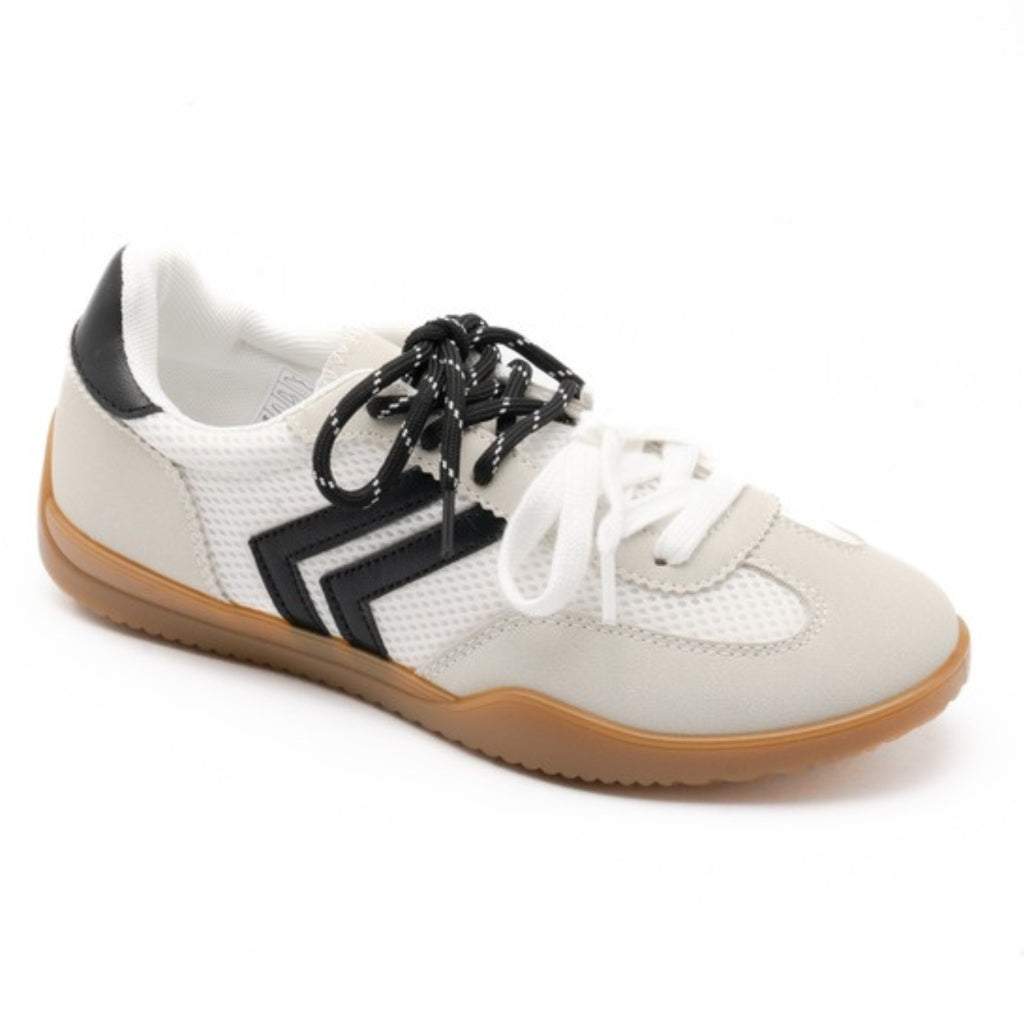 Gilberte Dame Sneakers 6503 - Hvide med farverige snørrebånd