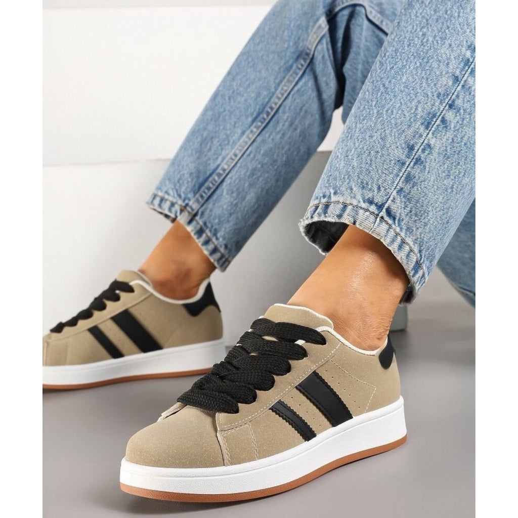 Ginette Dame Sneakers A 123 i Apricot – Stilfuld Komfort
