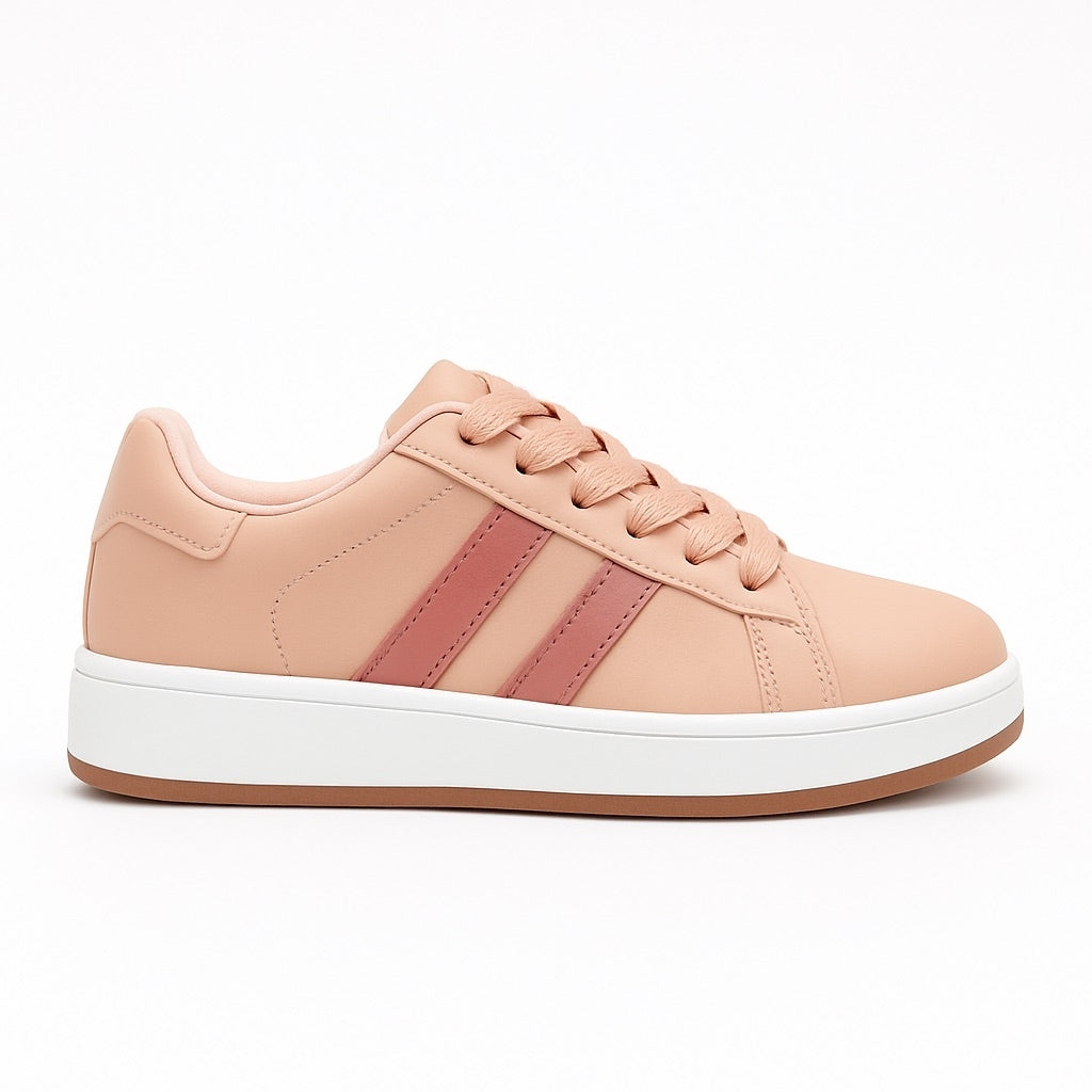Ginette Dame Sneakers A 123 - Rosa - Fantastisk tilbud!