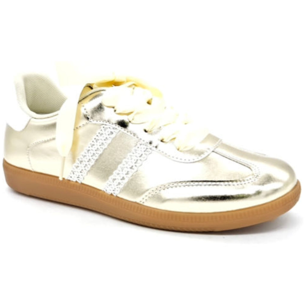 Gloria Dame Sneakers A 110 i Guld - Fantastisk Tilbud!
