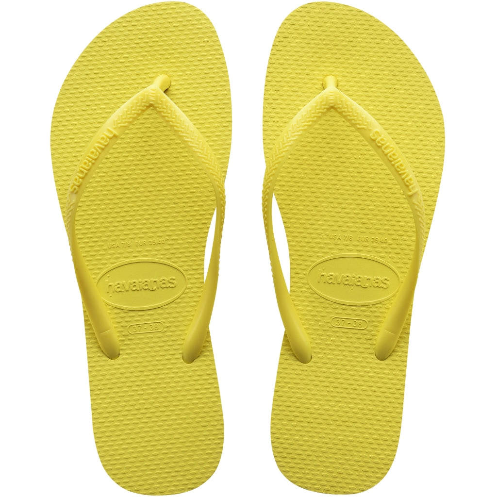 Havaianas Slim Slippers 4000030 Pixel Yellow - Sommerens Must-Have