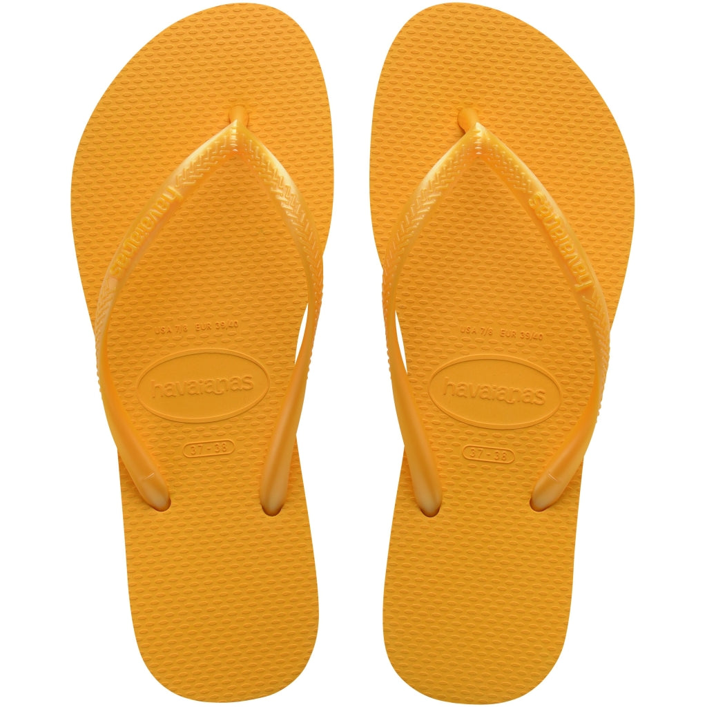Havaianas Slippers Slim 4000030 Pop Yellow - Sommerens Favorit!