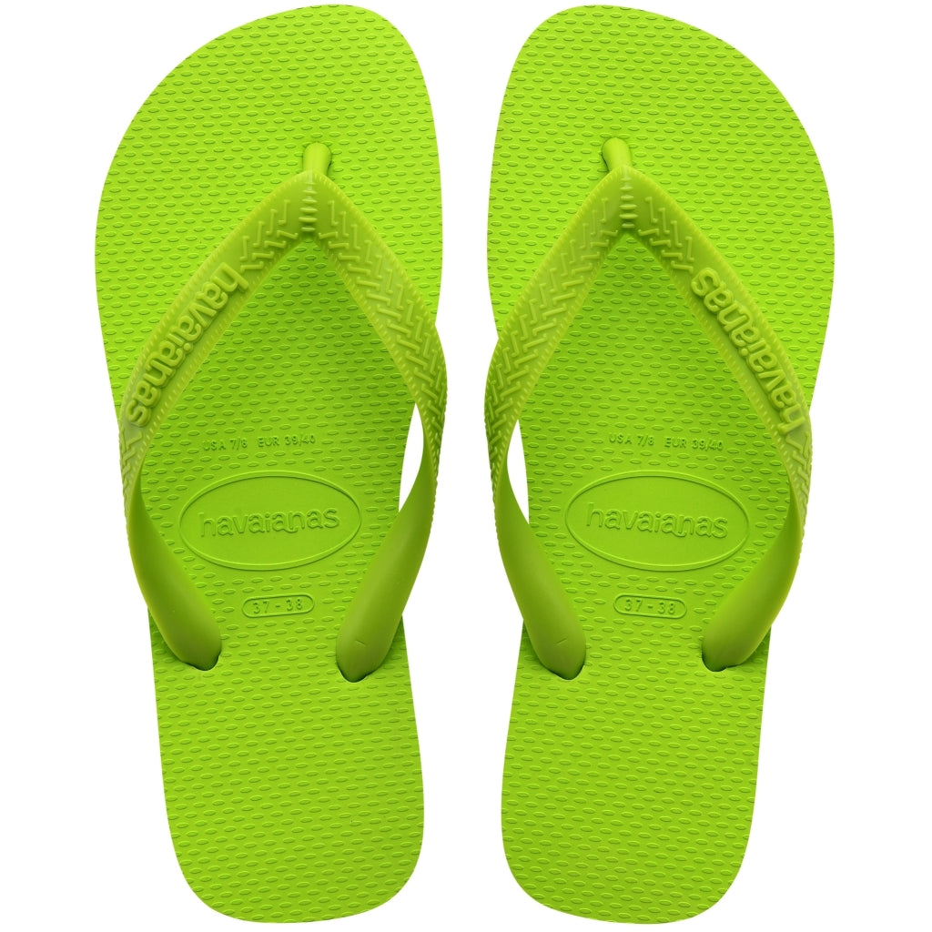 Havaianas Unisex Slippers i Lemon Green - Sommerens Must-Have!