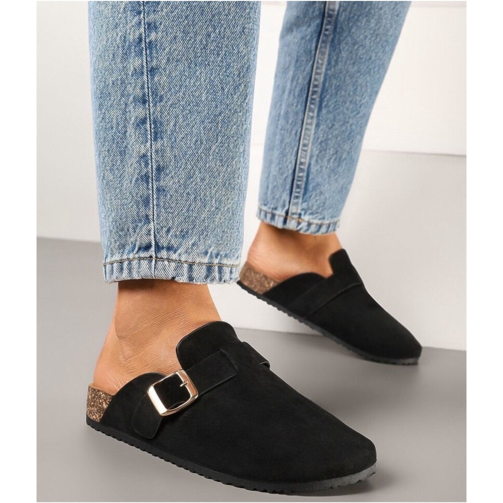Isabella Dame Sandaler Dm405 i Sort - Komfort til Sommeren
