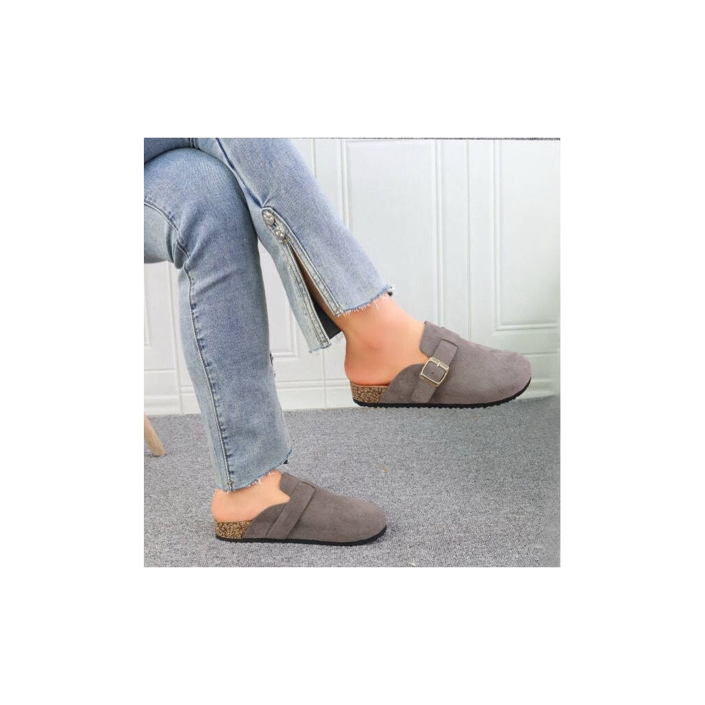 Isabella Dame Sandaler Dm405 – Mørkegrå Sommerstil
