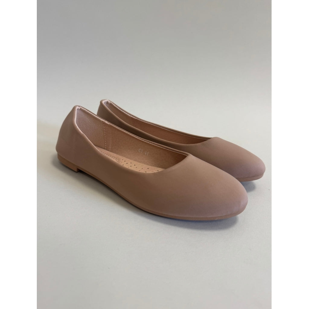 Ivana Ballerina Sko til Damer - Kaki Sommerudsalg!