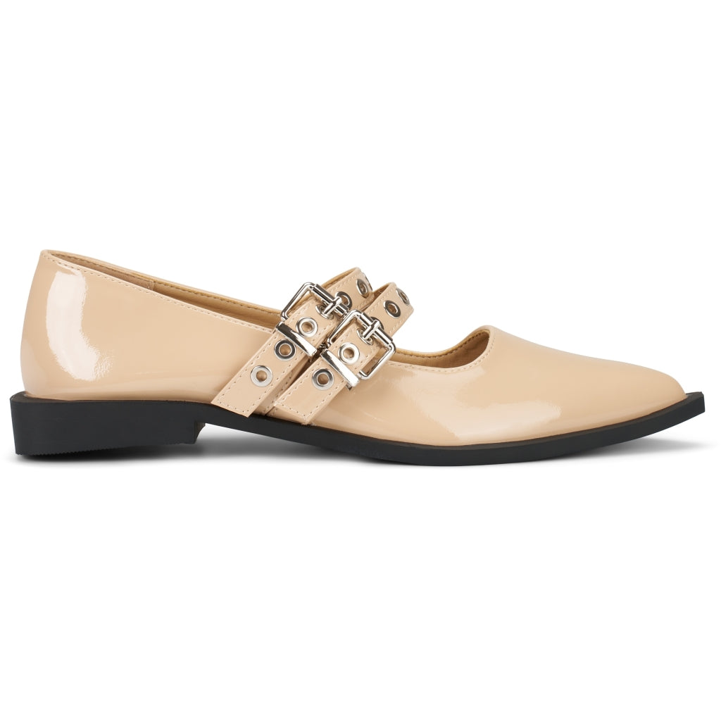 Josette Ballerina Sko 8247 Beige – Stilfuldt Udsalg!