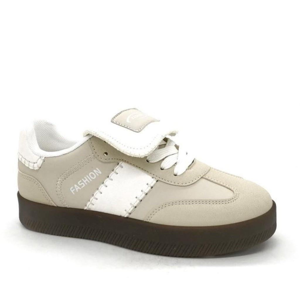 Josianne Chunky Sneakers til Damer - Stilfuld Komfort i Apricot