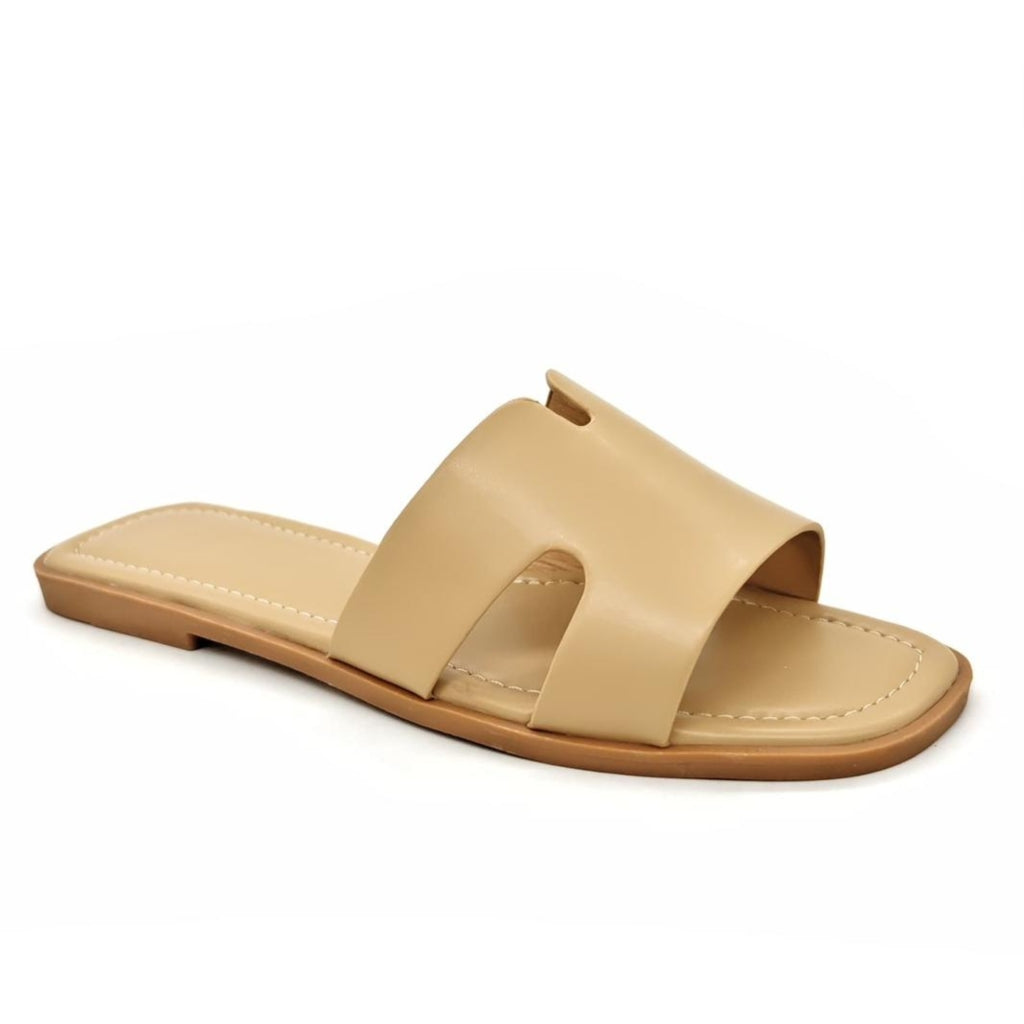 Malene Dame Sandaler Dm458 i Kaki – Udsalg til Sommeren!