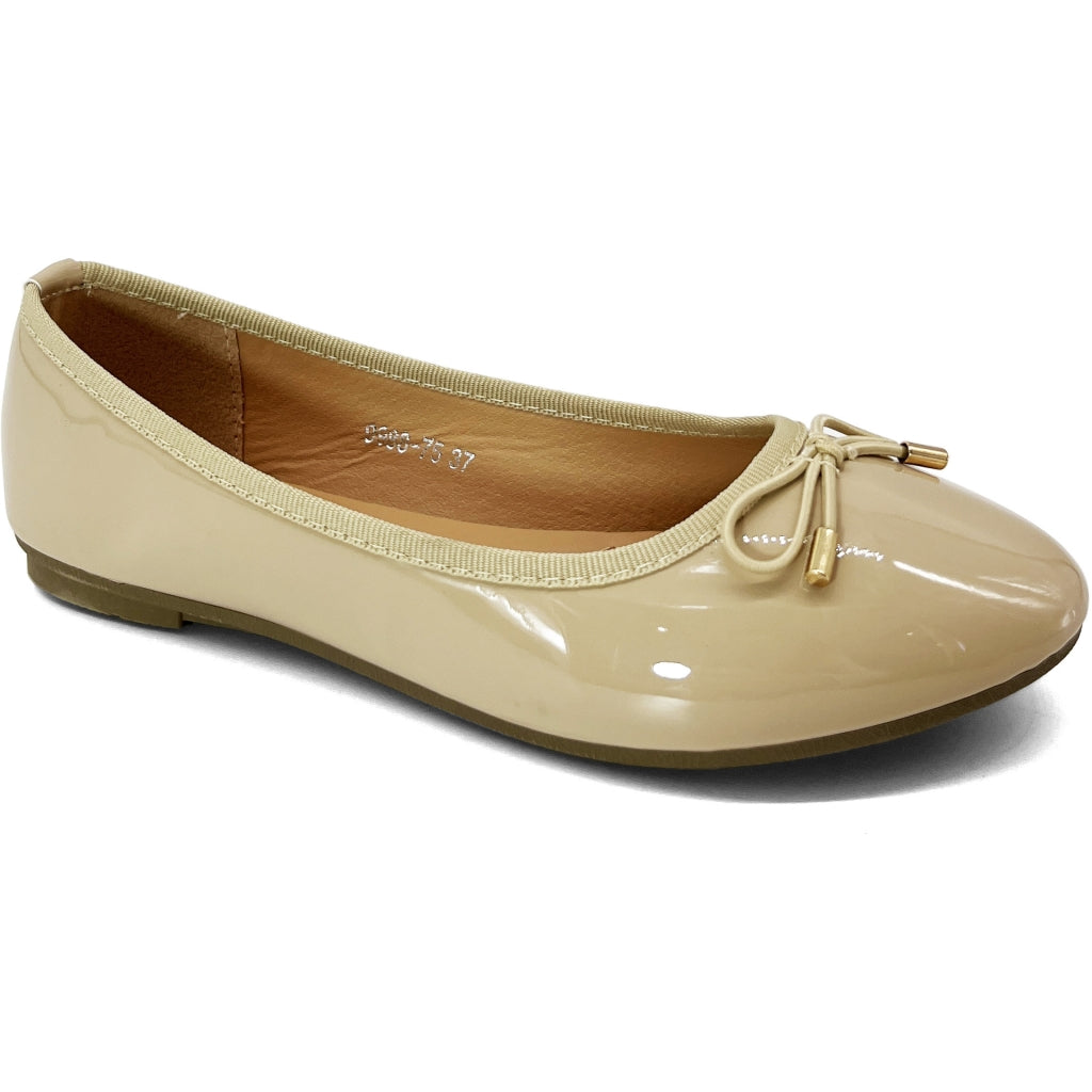 Malusine Ballerina Sko 9988 75 – Beige Elegance Tilbud!