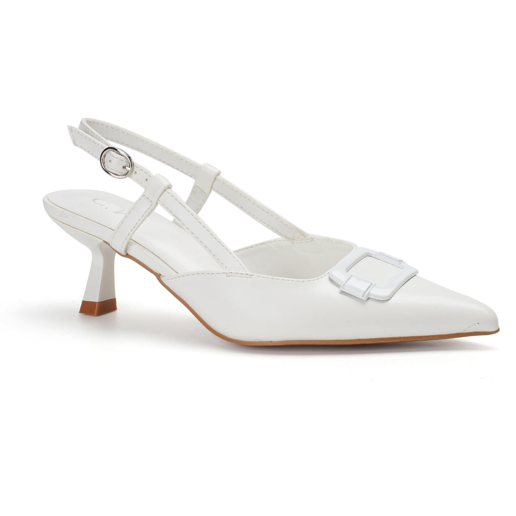 Malvina Dame Stiletter 77 589 i Hvid – Uovertruffen Tilbud!