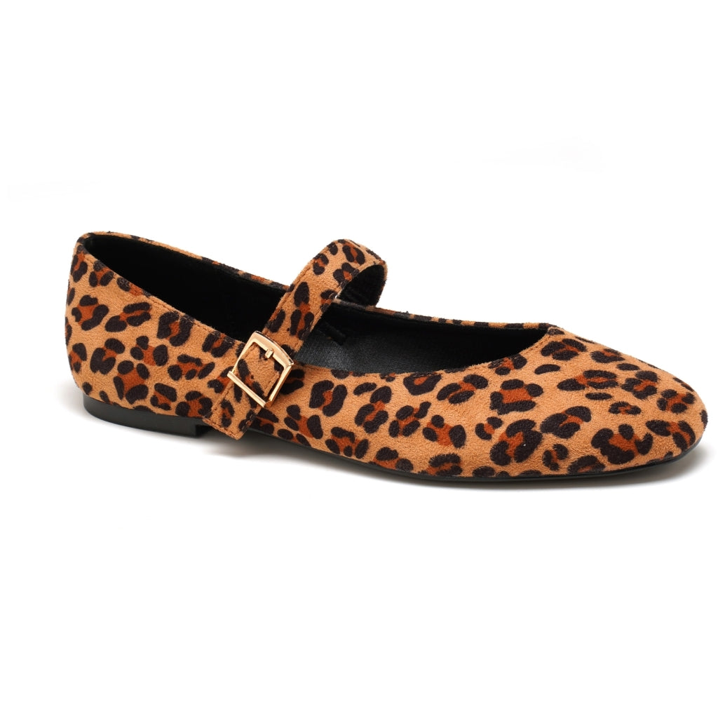 Mandoline Ballerina Sko 8225 Leopard - Fantastisk Tilbud!