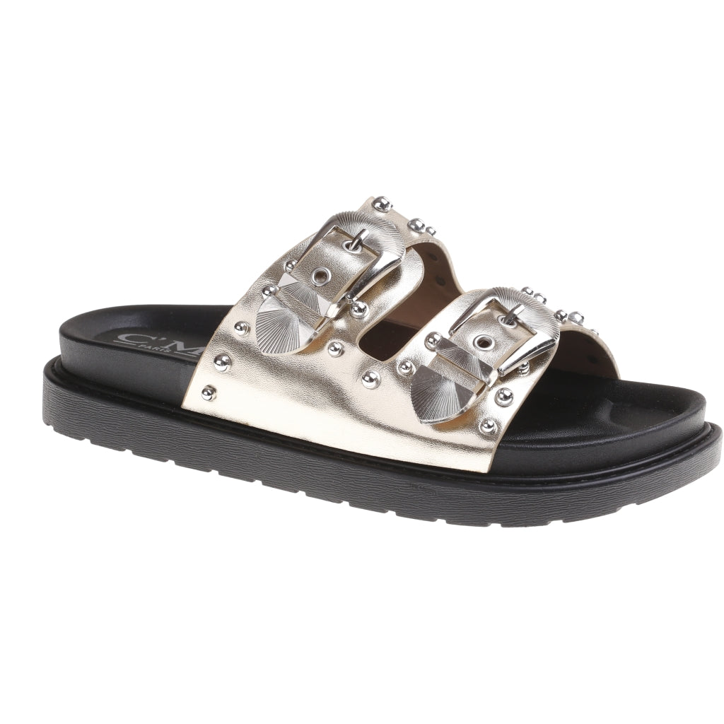 Maria Louise Dame Sandal 5188 i Guld – Sommerudsalg!