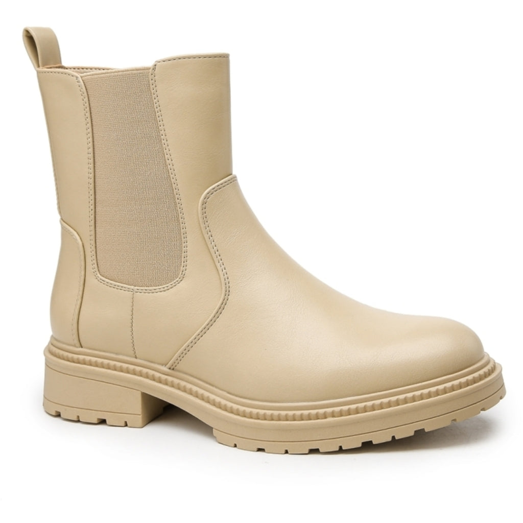 Elegant Beige Dame Støvler – Meiah 9150 til Fantastisk Pris!