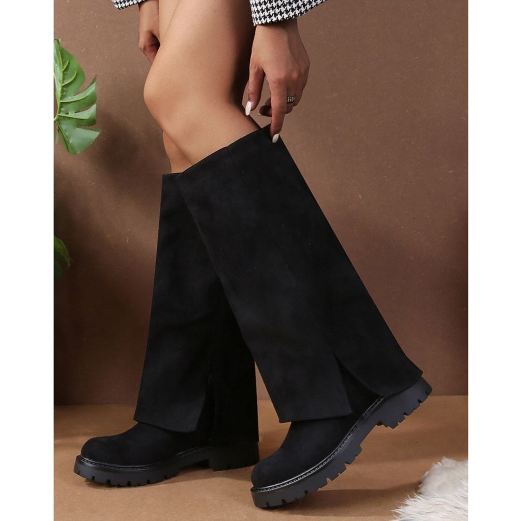 Melissa Dame Støvler Qt07 83 Sort - Udsalg! Elegant Stil