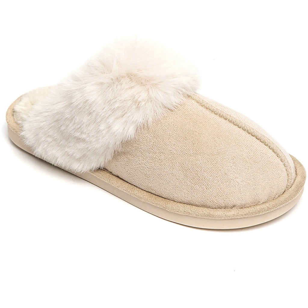 Pamela Dame Hjemmesko 7263 - Beige Tilbud!