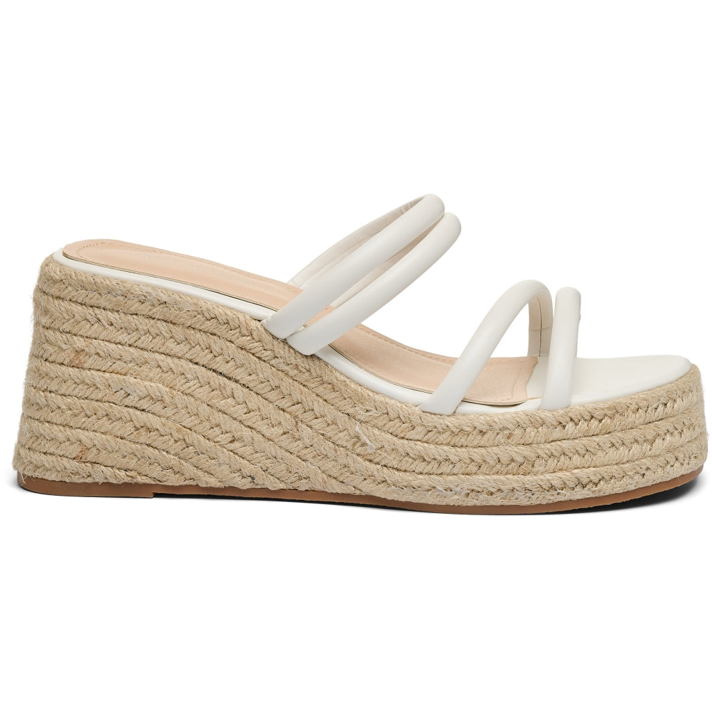 Paula Sandaler U 3839 – Hvide Espadrilles til Sommerudsalg