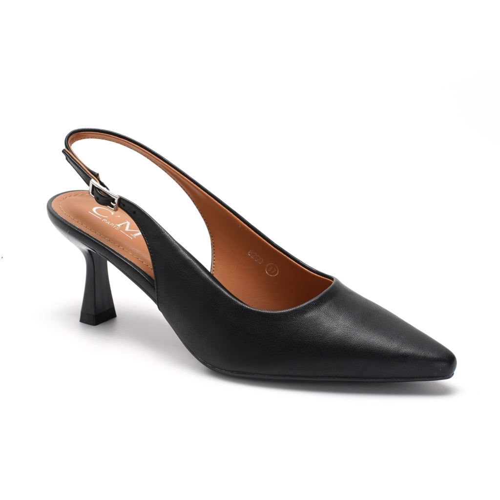 Sabrina Slingback Stiletter 8269 – Sorte Tilbud!