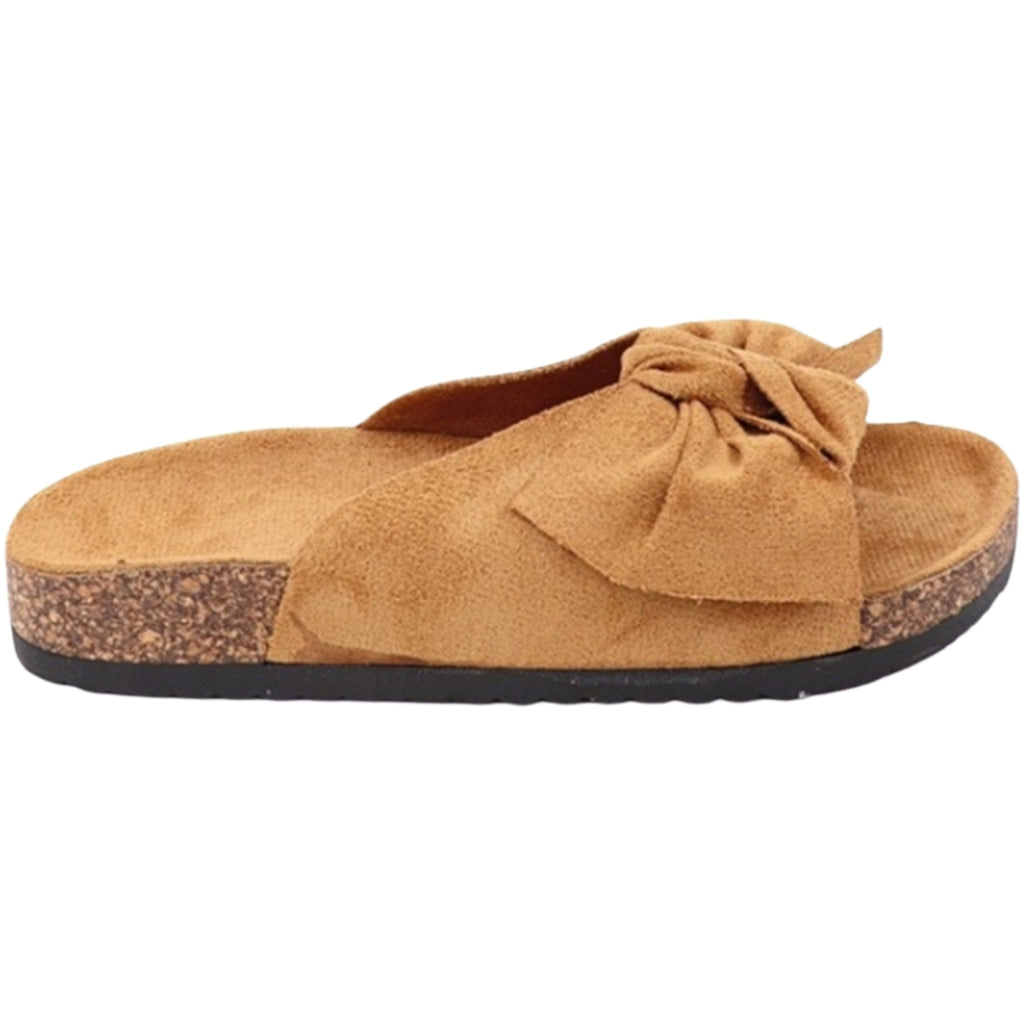 Silja Sandal Df859 Camel – Bløde Slippers på Udsalg!