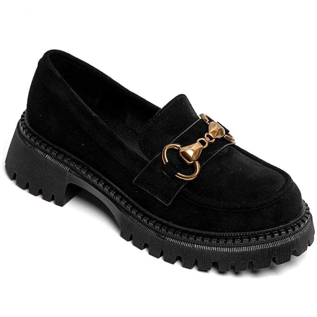 Sylvie Dame Loafers 5275 i Sort – Stil og Komfort til Kvinder