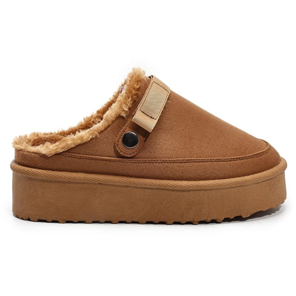 Valentina Dame Hjemmesko W2501 i Camel - Fantastisk tilbud!
