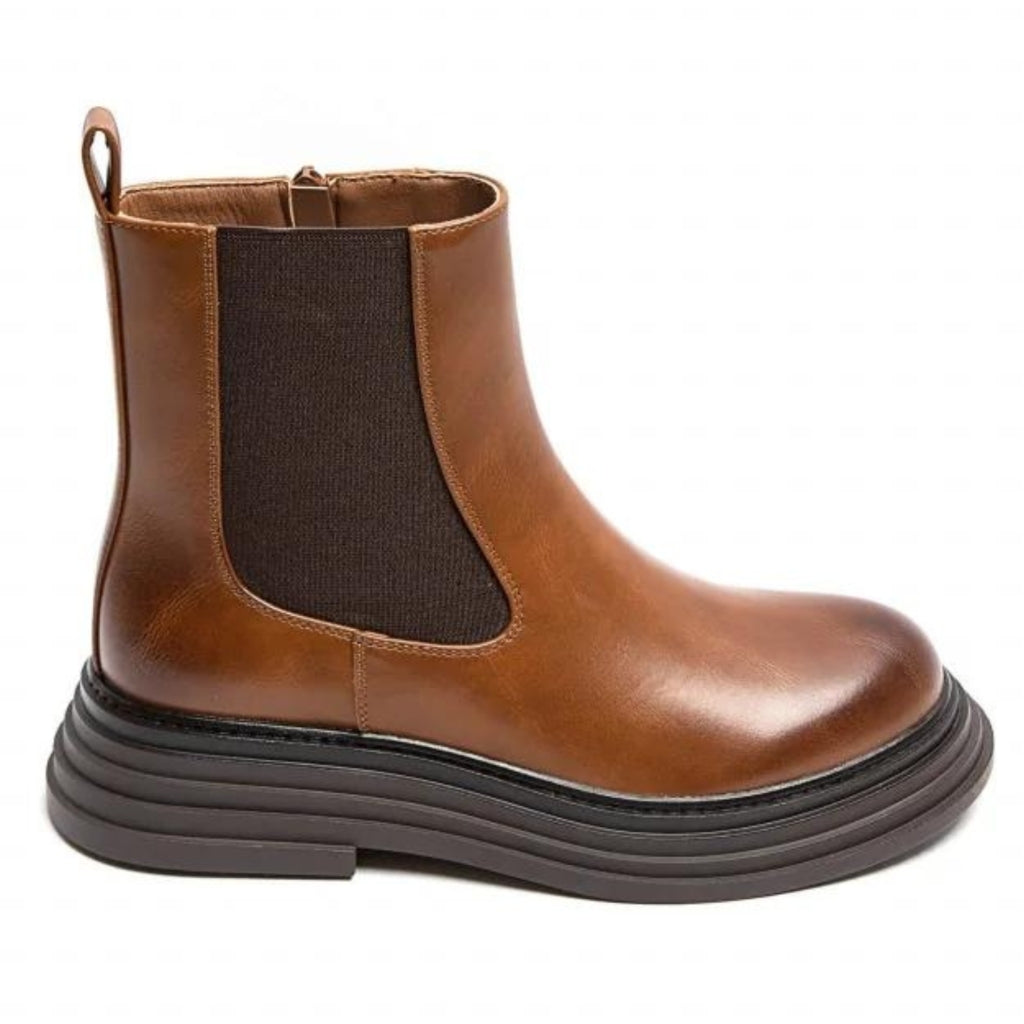 Elegant Camel Violette Støvler til Dame – Tidløs Elegance!