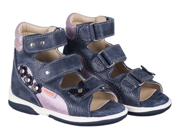 Agnes Pigesandaler i Navy Lilla – Støtte Tilbud!