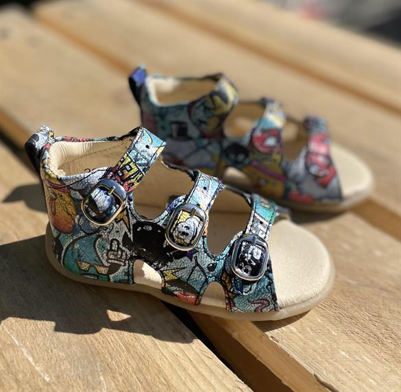 Sandal 'ala Babybotte' med Cartoon Print - Børns Komfort