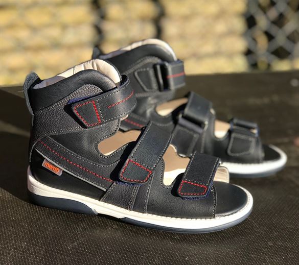 Hermes Sandal, Navy Blue   Sandal Med Ekstra Støtte fra Memo