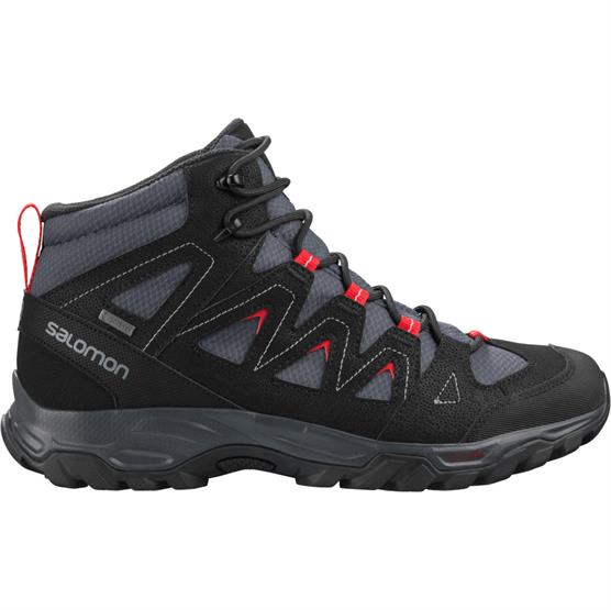 Salomon Lyngen Mid GTX Vandrestøvler - Ebony Black Tilbud!