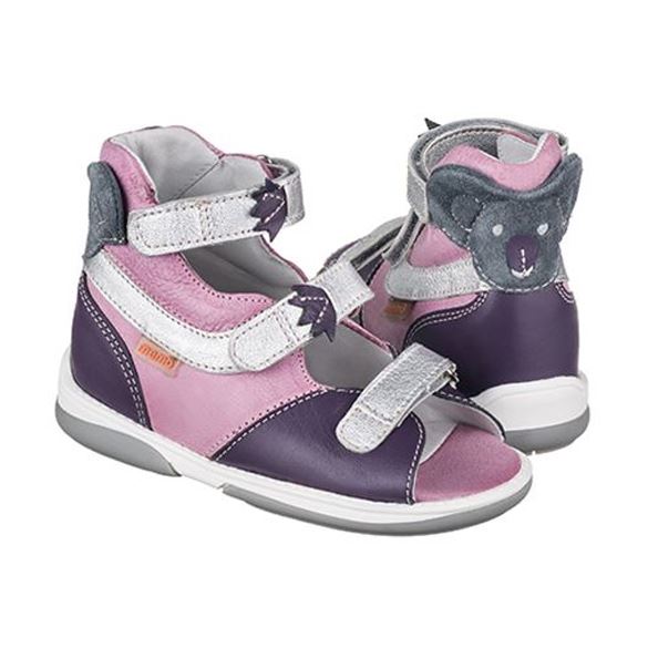 Sandal Koala, Lilla Grå   Sandaler Med Ekstra Støtte fra Memo