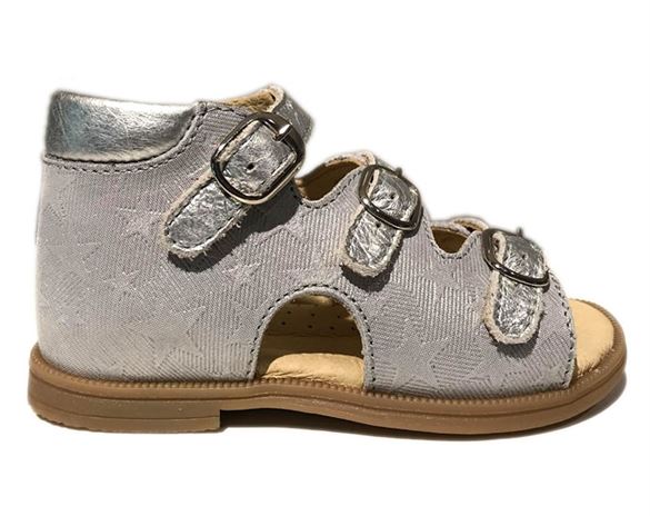 Sandal 'ala Babybotte', Grå Sølv fra Arauto Rap