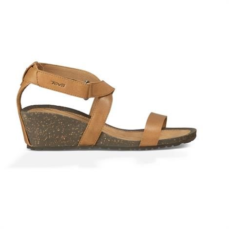 Teva Cabrillo Strap Wedge 2 Sandaler til Dame - Tan