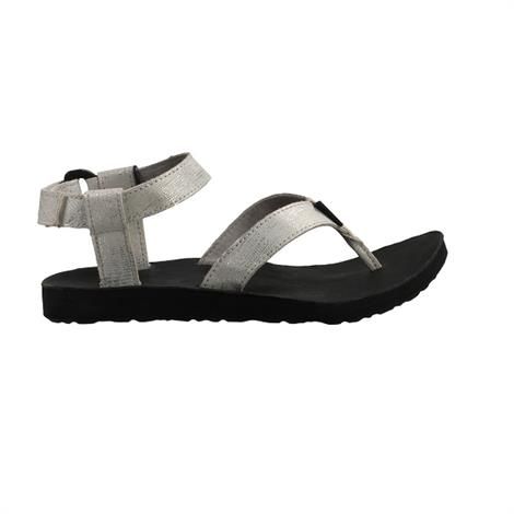 Teva Original Metallic Sølv Sandal til Dame - Stilfuld Komfort
