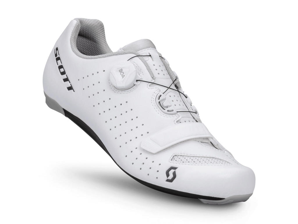 Scott Road Comp BOA Landevejssko – Hvid/Sort Tilbud!