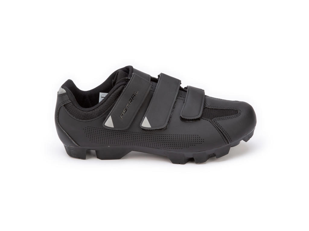 Astral MTB Cykelsko med Velcro – Elegant og Sort Design