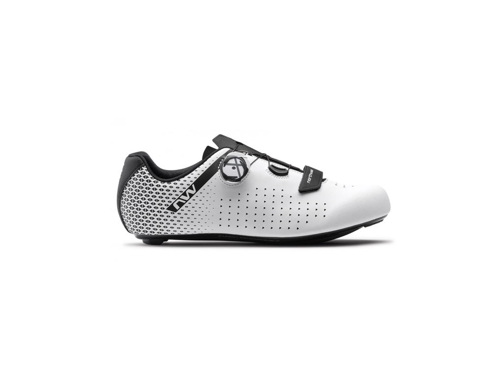 Northwave Core Plus 2 Cykelsko – Hvid/Sort Tilbud!
