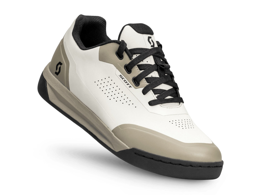 SCOTT Volt Evo Flat Cykelsko til Dame – Beige/Sort Design