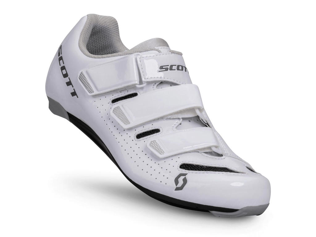 Scott Comp cykelsko til kvinder – Gloss White/Black tilbud!