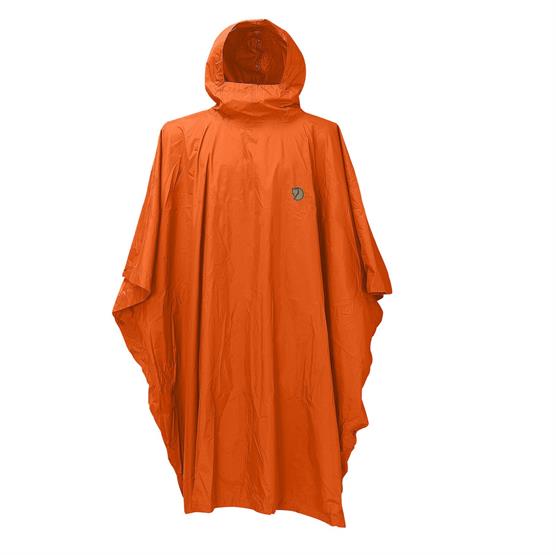 Fjällräven Poncho i Sikker Orange – Ideel til Regnvejret!