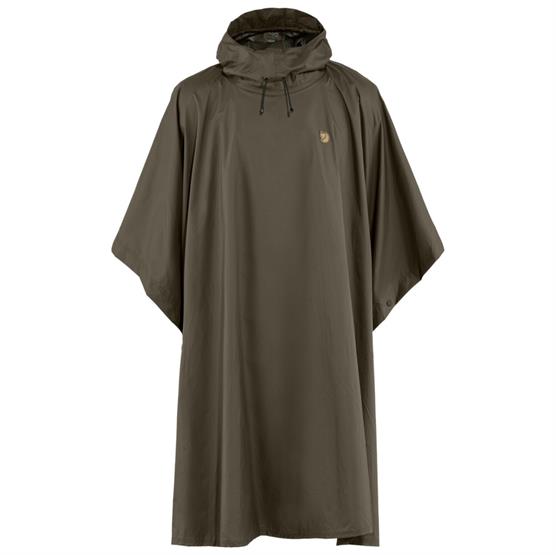 Fjällräven Regnponcho i Mørkegrøn – Fantastisk Tilbud!