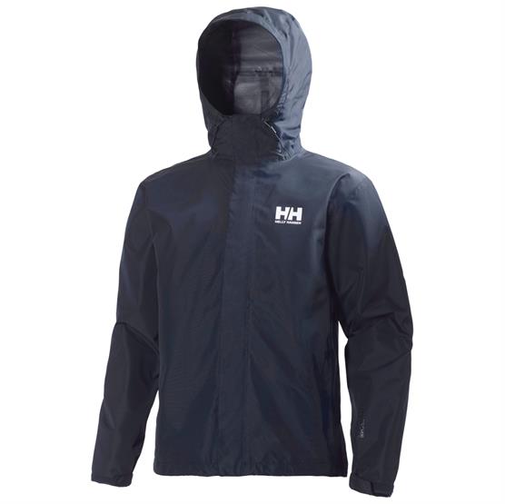 Helly Hansen Seven J Regnjakke til Mænd – Navy Tilbud!