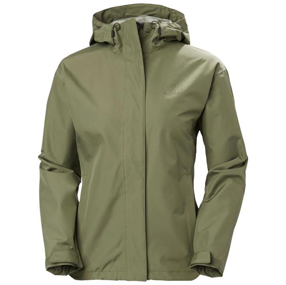 Helly Hansen Seven J Regnjakke i Lav Grøn – Fantastisk Tilbud!